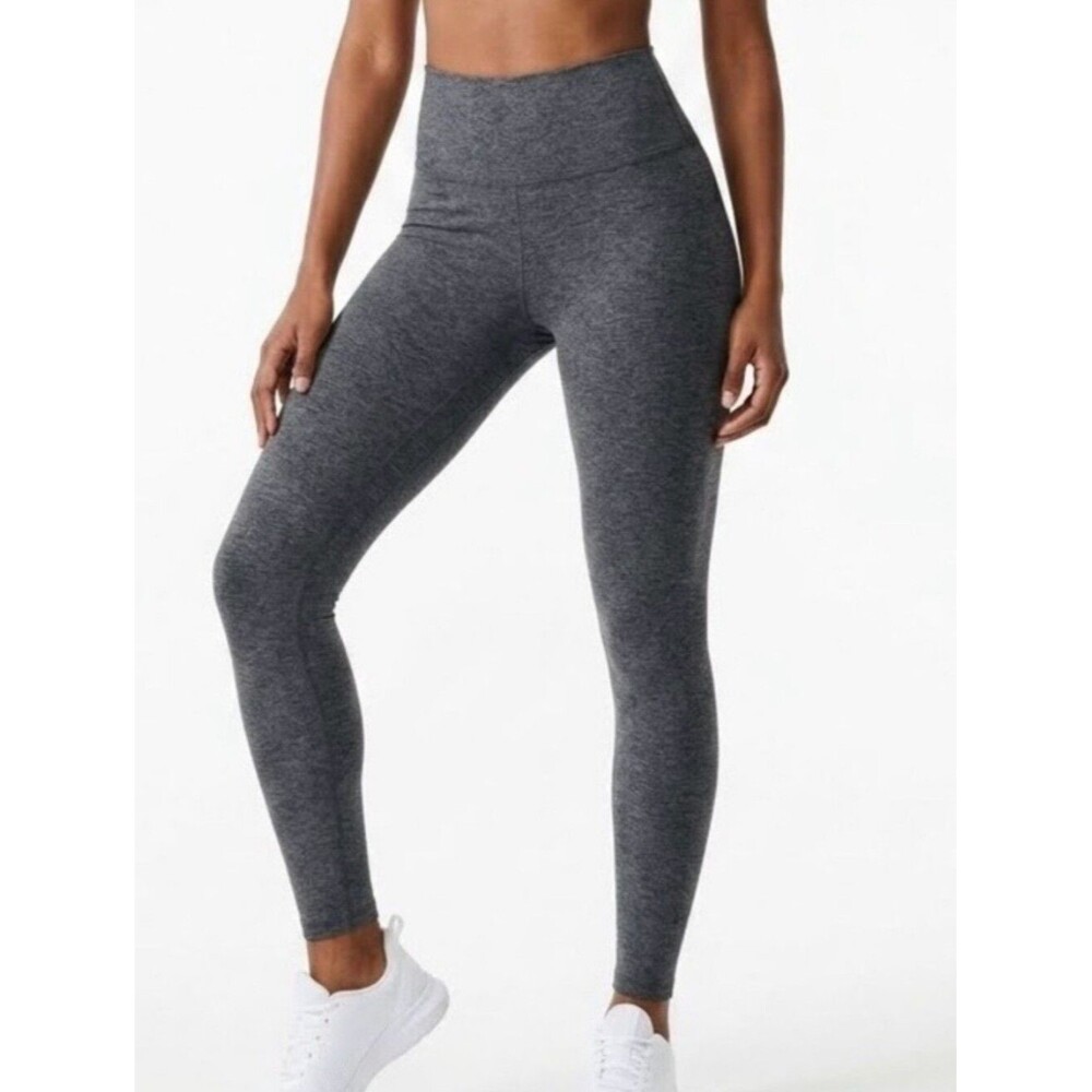 OFFLINE by Aerie OG Regular Rise Leggings Heather Gray Size L